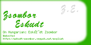 zsombor eskudt business card